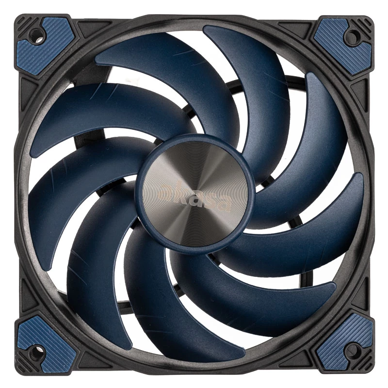 AKASA ALUCIA SC 120mm behuizingsventilator - blauw