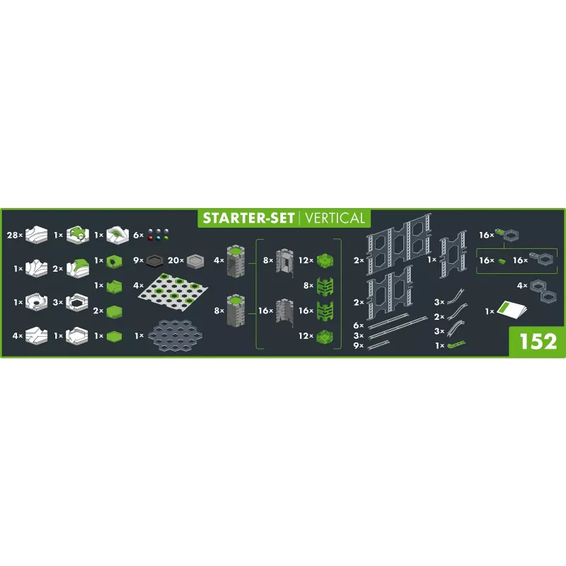 Speelgoed knikkerbaan Ravensburger GraviTrax PRO Starter-Set Vertical vanaf 8 jaar