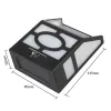 Solar-tuinlamp MACLEAN MCE171 2-delige set LED-solaraangedreven buitenlampen