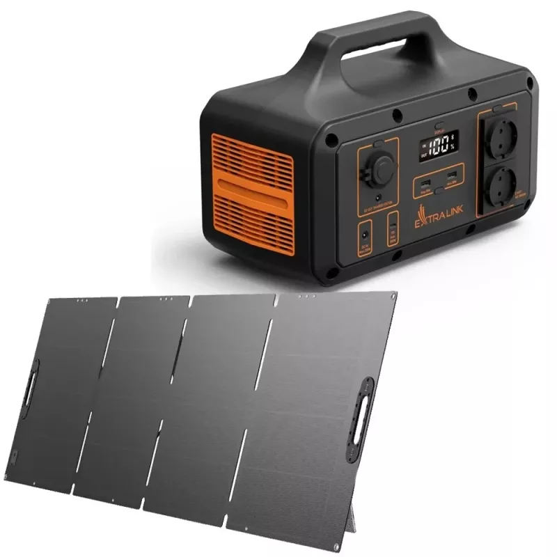 Vouwbaar zonnepaneel Extralink EPS-120W 120W monokristallijn silicium