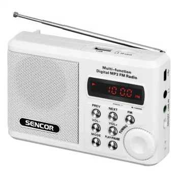 Draagbare radio SRD 215 W MP3, USB, SD