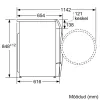 Bosch WNC254A0SN was-droogcombinatie 10,5 kg / 6 kg 1400 t/min