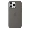 Siliconen case met MagSafe voor iPhone 16 Pro Max - steengrijs