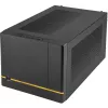 SilverStone SUGO SG14B - tower - Mini-DTX - zonder voeding (ATX / PS/2) - zwart - USB/audio (SST-SG14B)
