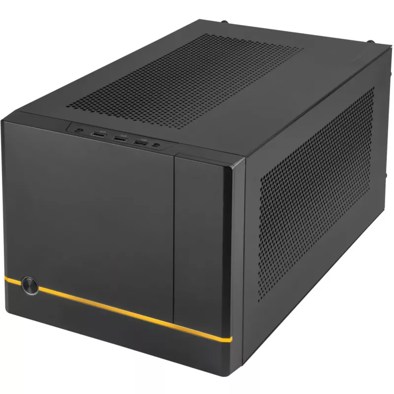 SilverStone SUGO SG14B - tower - Mini-DTX - zonder voeding (ATX / PS/2) - zwart - USB/audio (SST-SG14B)