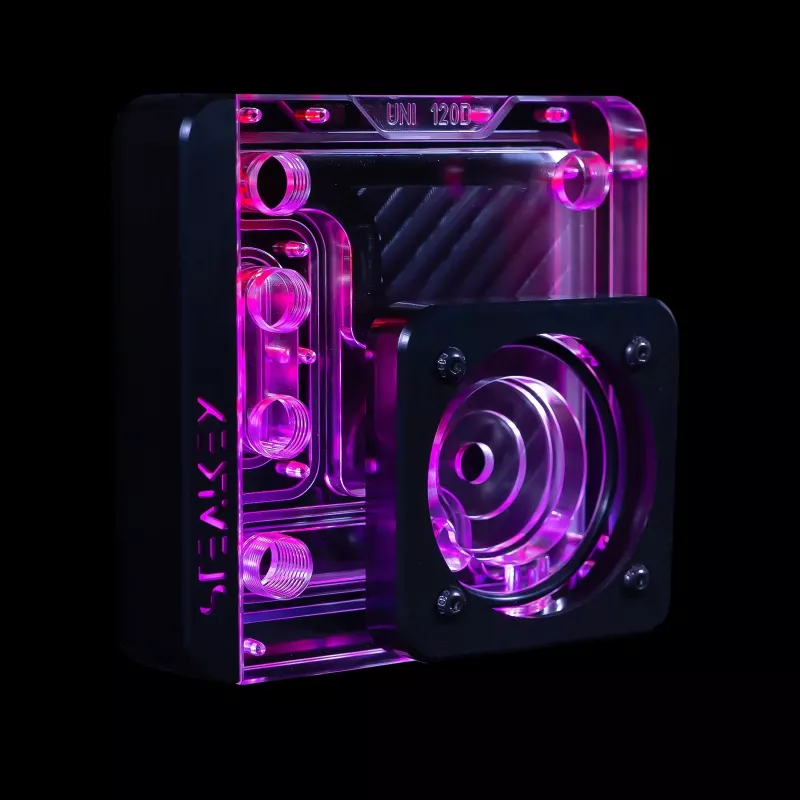 Stealkey Customs SK-UNI 120D distroplate D-RGB – zwart edition
