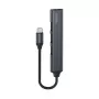 USB 3.0 4-poorts interface-hub SAVIO AK-71 met USB-C host, 5000 Mbit/s, 2 jaar garantie