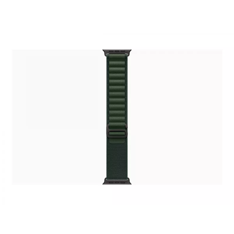 APPLE Watch Ultra 2 GPS + Cellular 49mm Black Titanium Case met Dark Green Alpine Loop - Large