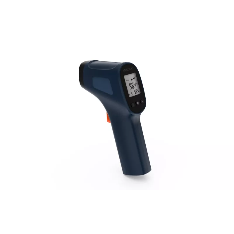 Contactloze thermometer Motorola TE-93 blauw voorhoofd AA-batterij