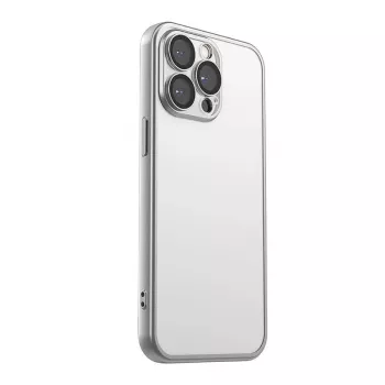 Schutzhülle Joyroom JR-15Q2 matgrijs voor iPhone 15 Pro, slanke hoes met precieze uitsparingen