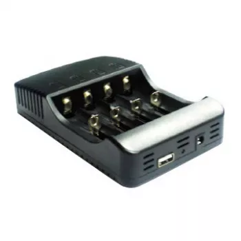 lader extra digital DV00DV2817 — multifunctionele 4-kanaals lader met digitaal display