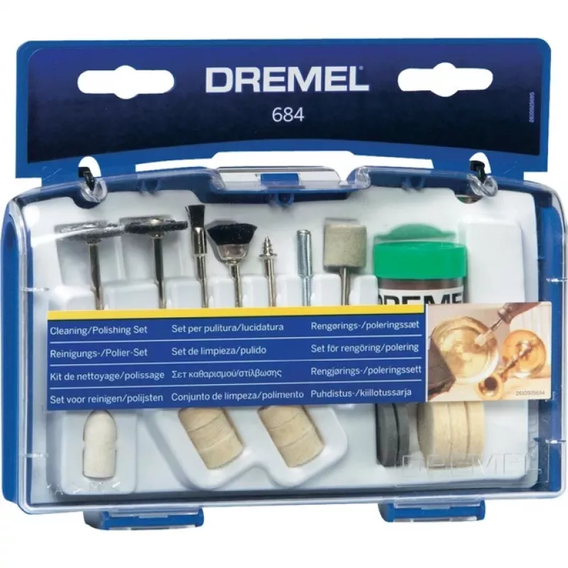 Dremel 684 - metaal - kunststof - grijs - roestvrij staal - wit (26150684JA)