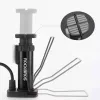 Rockbros 42610002001 fietspomp met manometer zwart