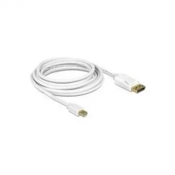 DisplayPort-kabel DeLOCK 83481 mini DisplayPort 1 m wit
