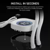 Corsair Nautilus RS vloeistofkoelsysteem wit 78mm