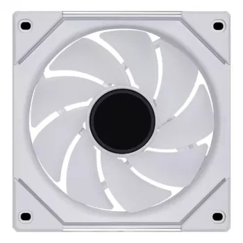 120mm Lian Li UNI FAN SL-INF Wireless ARGB PWM — wit, modulair magnetisch ventilatorsysteem