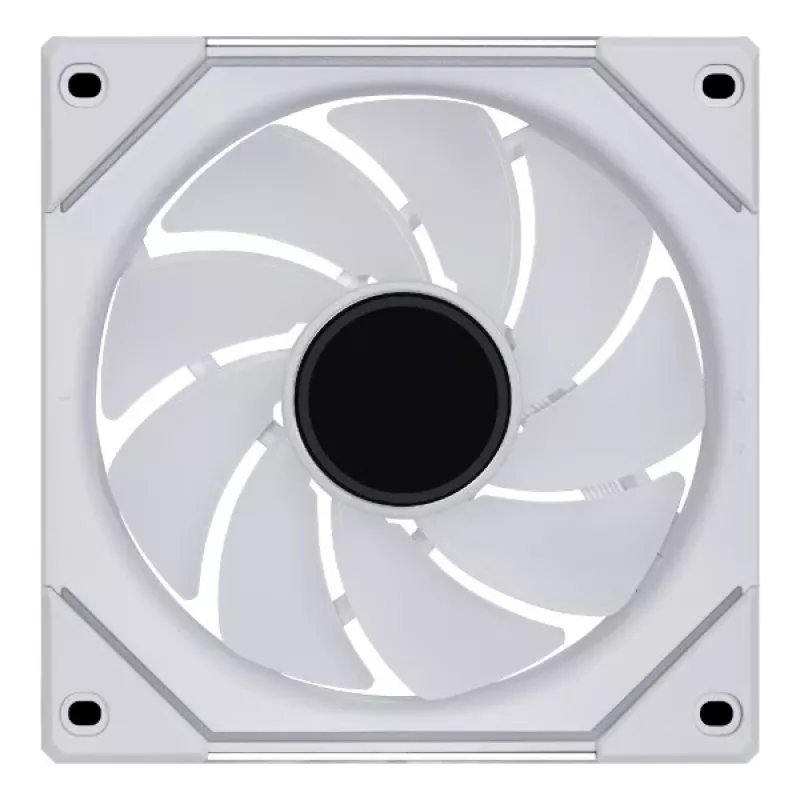120mm Lian Li UNI FAN SL-INF Wireless ARGB PWM — wit, modulair magnetisch ventilatorsysteem