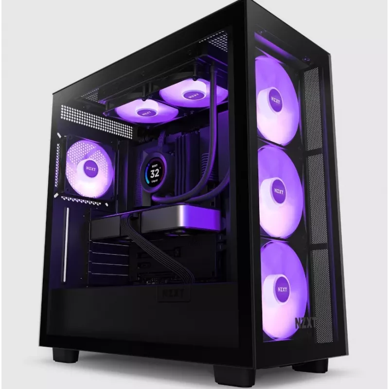 All-in-one-vloeistofkoeler NZXT Kraken Elite 240 RGB 12 cm zwart