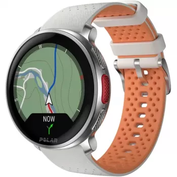 Polar Vantage V3 - aluminium - sporthorloge met band - silicone - display 3,5 cm (1,39 inch) - 32 GB - Bluetooth - 57 g - Sunrise Apricot (900108893)