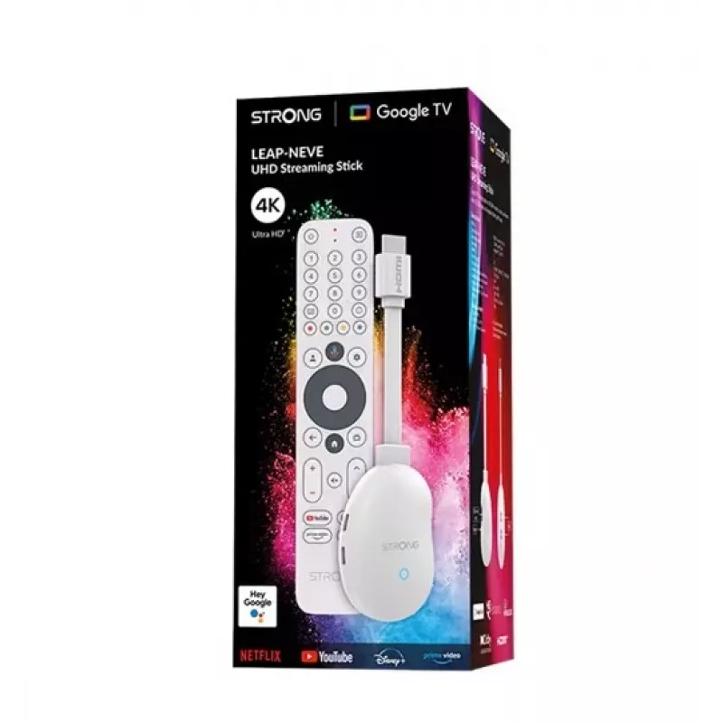 Strong mediaspeler, weergave van internet-tv, 4K Ultra HD, High Dynamic Range (HDR 10), High Dynamic (LEAP-NEVE)