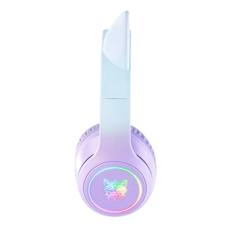Headset Onikuma B90 gaming-headset blauw/paars