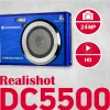 Realishot DC5500 compactcamera 24 MP CMOS 5616 x 3744 pixels blauw (DC5500BL)