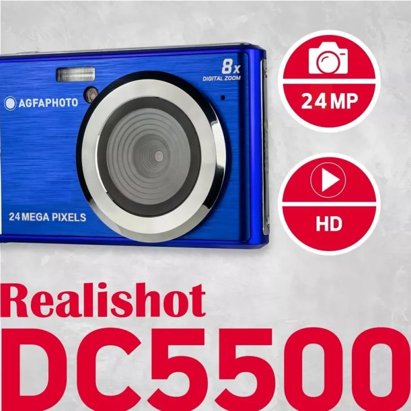 Realishot DC5500 compactcamera 24 MP CMOS 5616 x 3744 pixels blauw (DC5500BL)