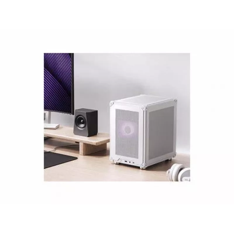 Computerkast Jonsbo C6 ITX behuizing wit