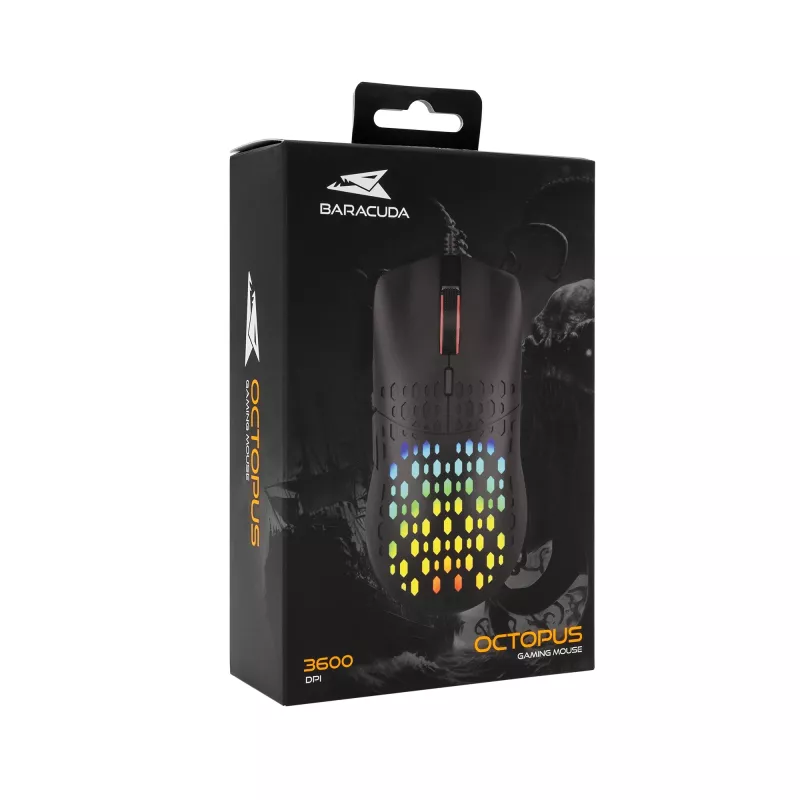 Muis Baracuda BGM-021 OCTOPUS zwart USB
