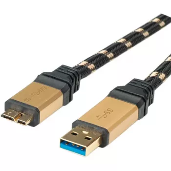 ROLINE Gold USB 3.0-kabel, USB A-stekker - USB 3.0 Micro B-stekker 2,0m (11.02.8879)