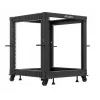 Rack-behuizing LANBERG Open Rack OR01-6112-B 12U 600x600 verstelbaar zwart