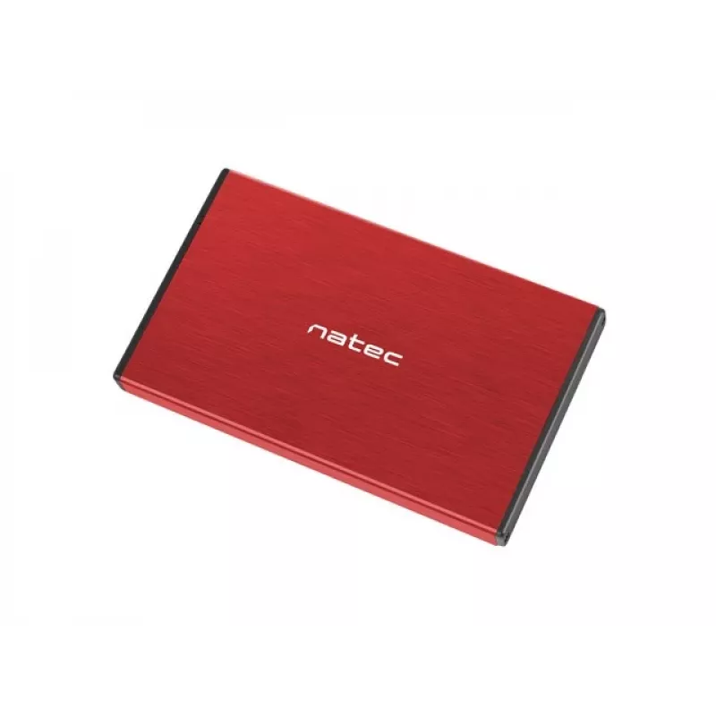 NATEC HDD-behuizing RHINO GO (USB 3.0, 2.5, RED)
