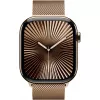 APPLE Watch Series 10 GPS + Cellular 46mm Gold Titanium behuizing met Gold Milanese Loop - S/M
