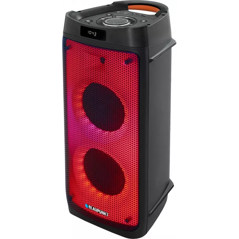 Systeem audio PLL FM USB/SD/BT 2x karaoke FULL LED PartyBox