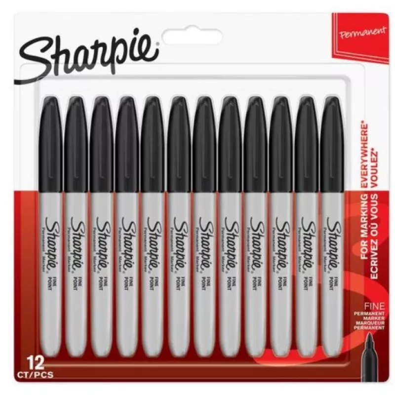 Sharpie marker ronde punt fijn PMKR BL12