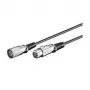 Microconnect XLRMF3 XLR 3-polige audiokabel male-female, 3 m