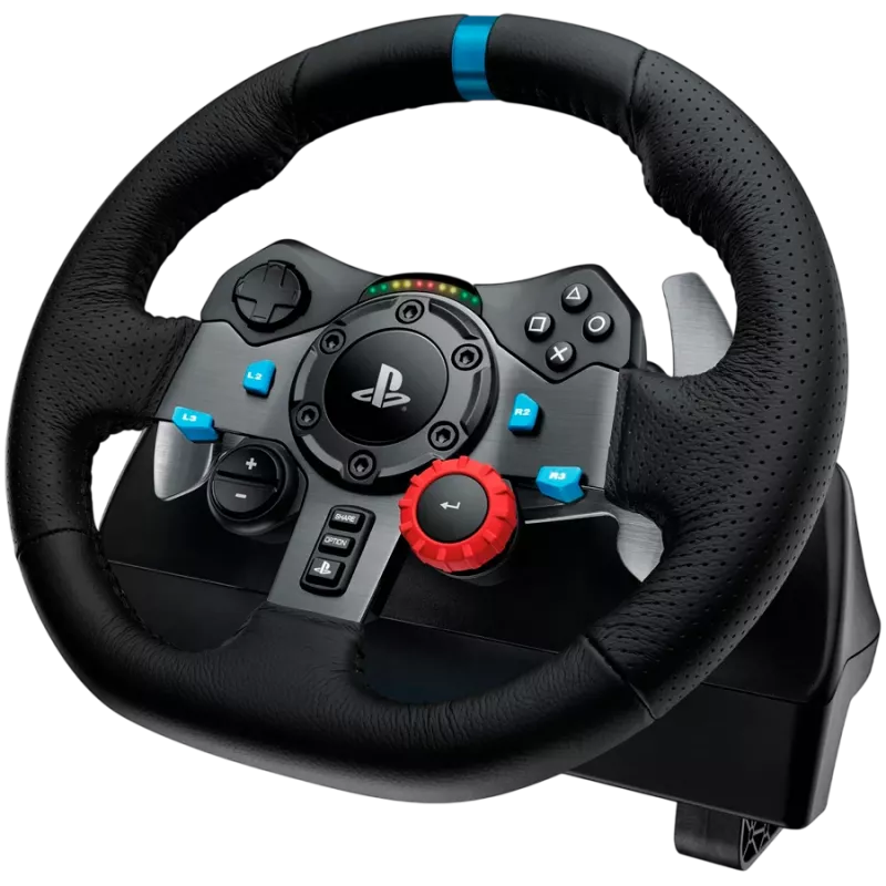 LOGITECH G29 EU + G435 zwart gaming controller aluminium zwart USB stuur + pedalen + headset PC