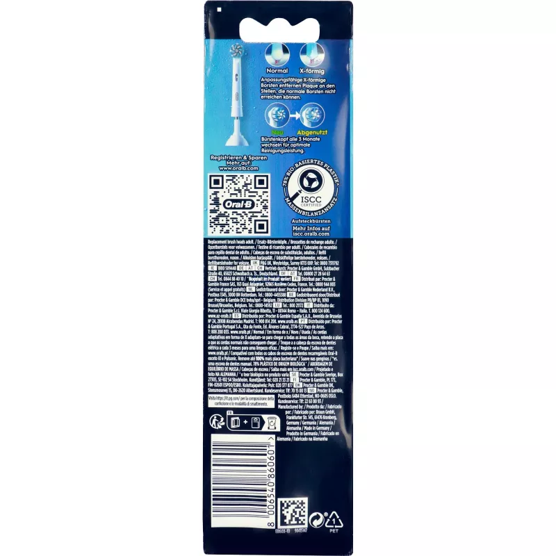 Oral-B Pro Sensitive Clean vervangende borstelkoppen, 10 stuks