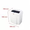 HSM SECURIO C14 papiervernietiger, strooksnede 3,9 mm, P-2, 14 vel, invoer van 225 mm, opvangbak van 20 l