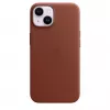 Apple | 14 Leder Case met MagSafe | Case met MagSafe | Apple | iPhone 14 | leer | Umber