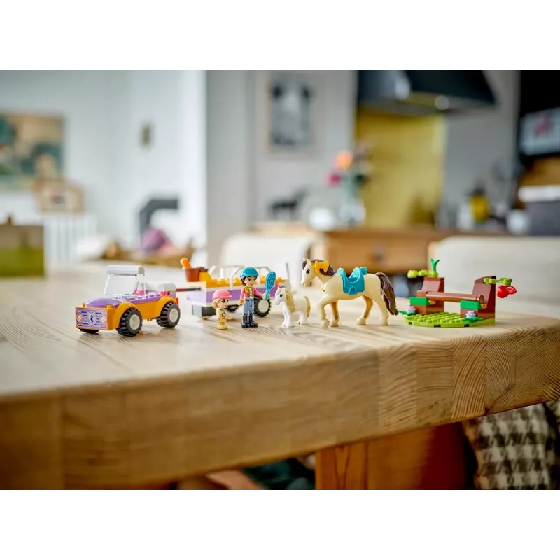 LEGO Friends paarden- en ponyaanhanger dierenspeelgoedset 42634