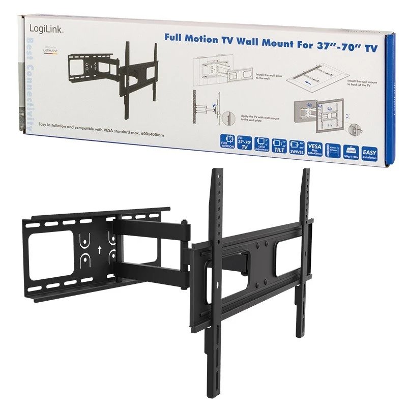 Tv-beugel LogiLink BP0028 177,8 cm (70 inch) zwart