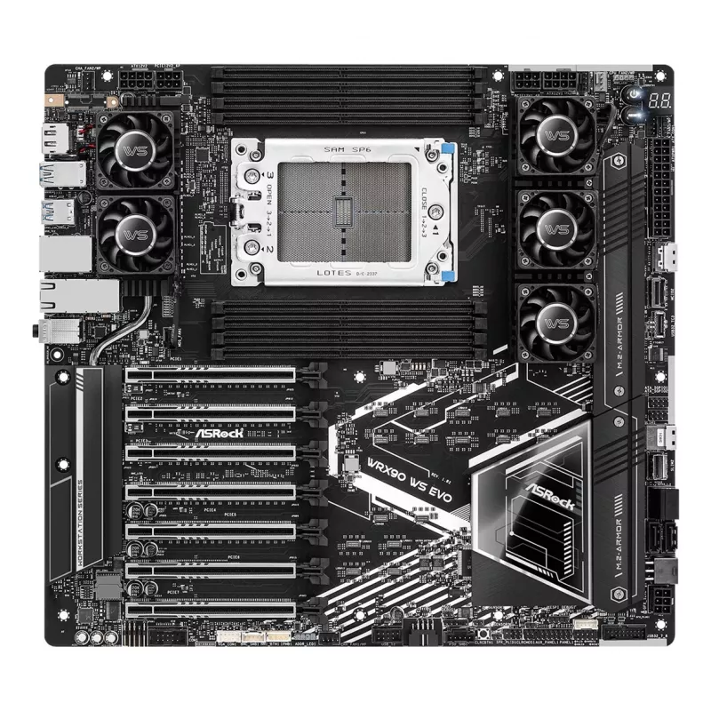 ASRock WRX90 WS EVO Moederbord AMD WRX90 Socket sTR5 EEB