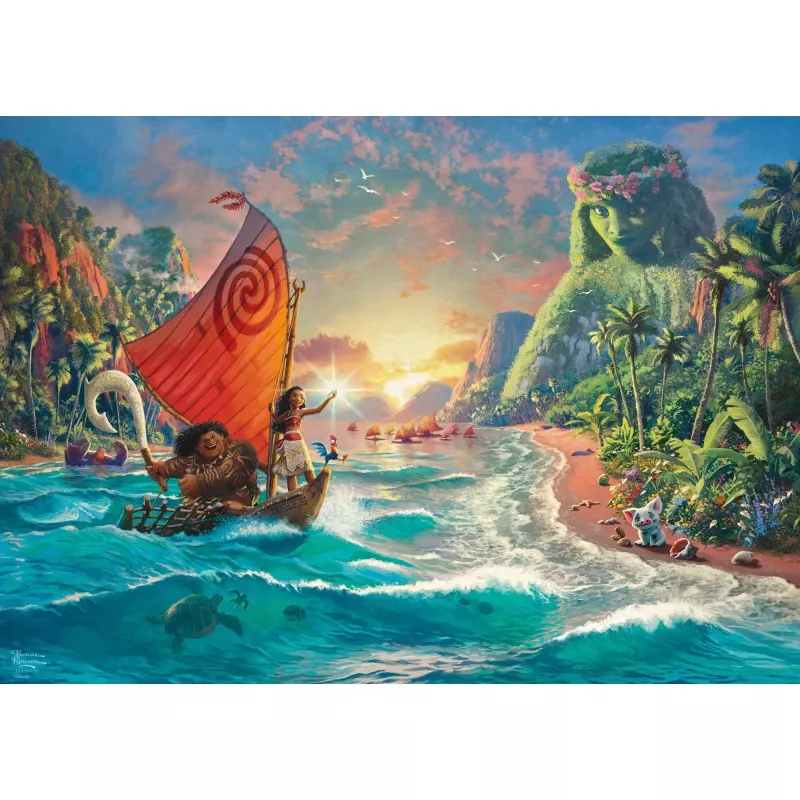 Thomas Kinkade Studios: Moana – Vaiana, puzzel 1000 stukjes