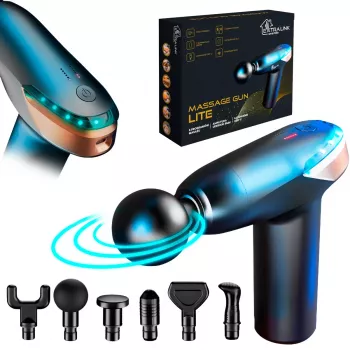 Massagepistool Extralink MSG-02-LITE 3200 tpm 6 opzetstukken