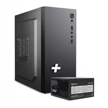 Computerbehuizing Sbox PCC-12 MicroATX zwart