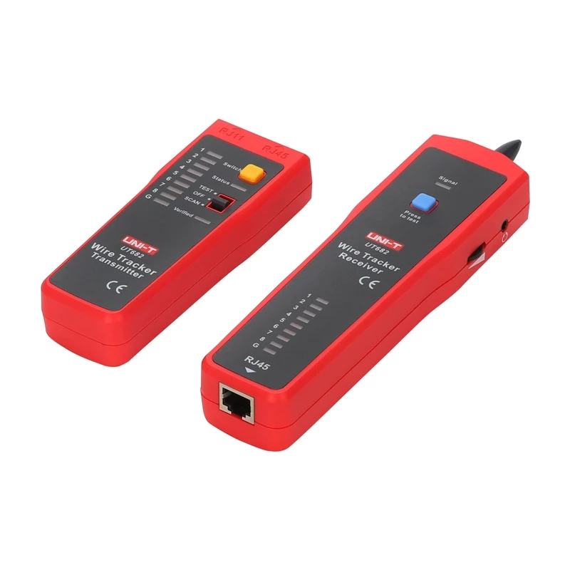 Kabelpaar-detector met RJ-45-tester UT-682