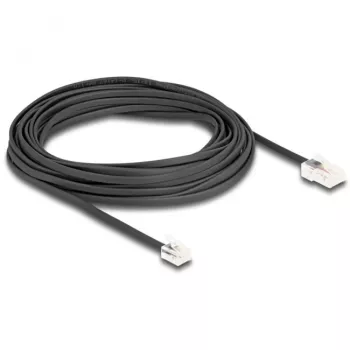 DeLOCK telefoonkabel RJ45-stekker naar RJ11-stekker zwart 10 m