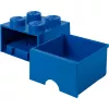 LEGO Brick Drawer 4 blauw, opbergbox blauw