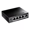 Netwerkswitch Cudy GS105 — 5-poorts gigabit-ethernet (10/100/1000), zwart, 5 V DC voeding inbegrepen